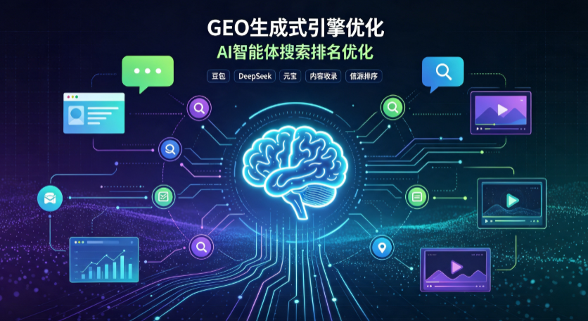钟山县GEO 浪潮来袭：生成式引擎优化崛起，创作者争抢豆包、DeepSeek、元宝智能体流量入口